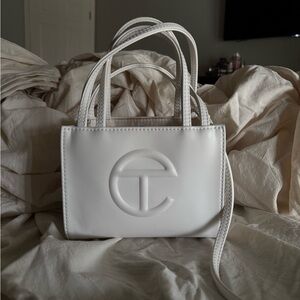 Telfar Mini Bag in Elegant Cream